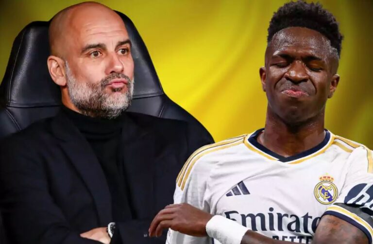 Vinicius Jr et Pep Guardiola