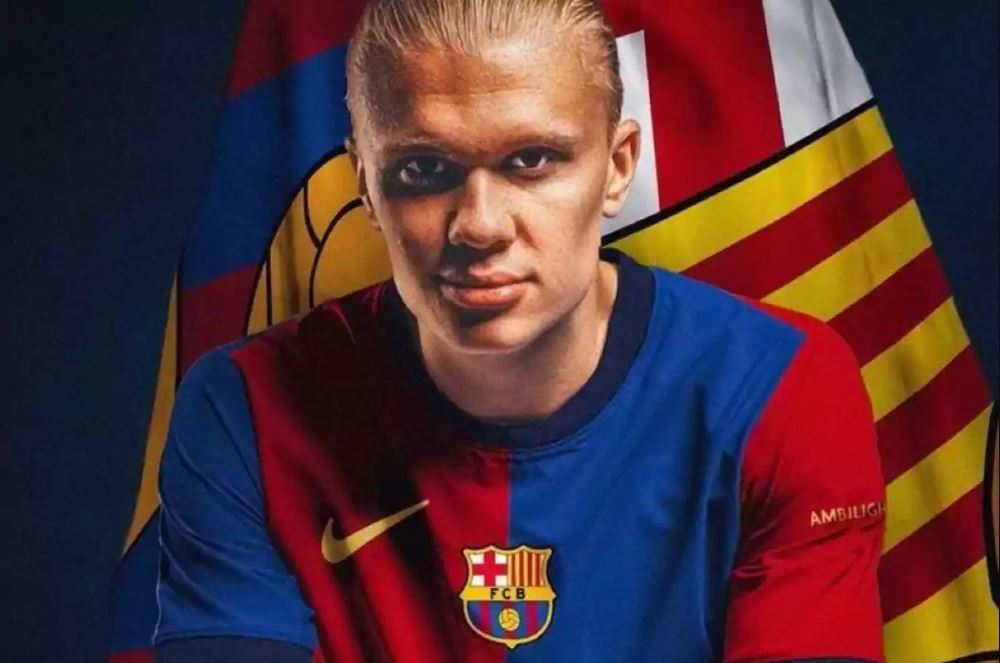 ERLING HAALAND FC BARCELONE